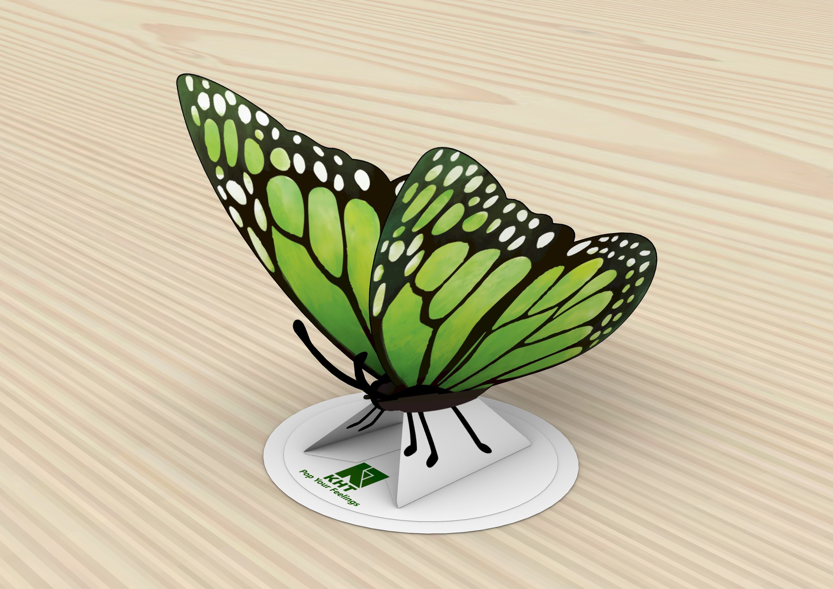 Thiệp 3D_Butterfly sticker