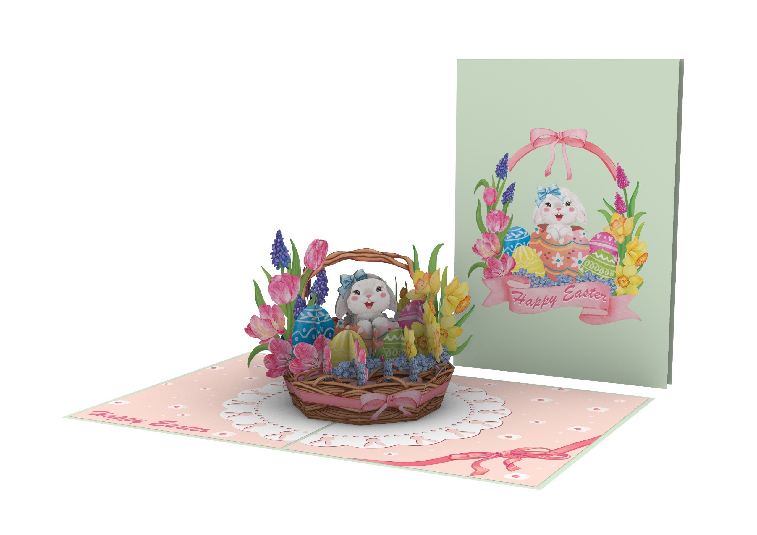 Thiệp 3D_Easter Egg Basket