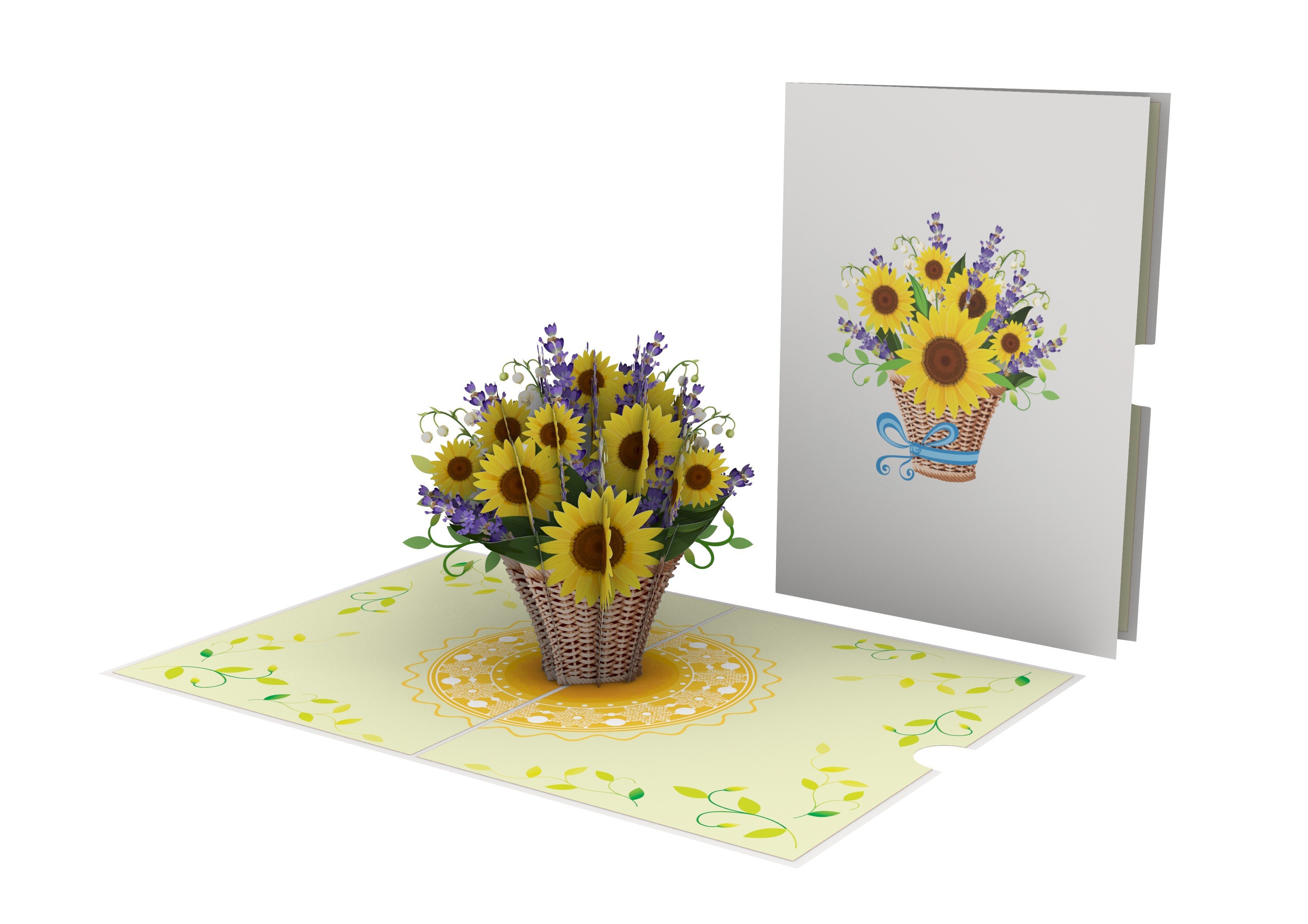 Thiệp 3D_Sunflower Bouquet