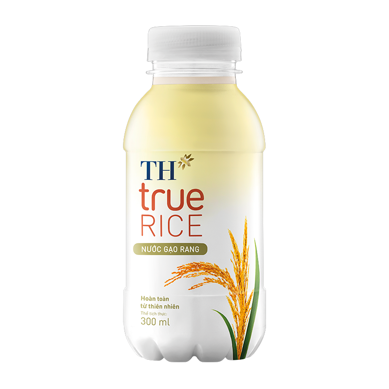 Thùng 24 chai nước gạo rang TH True Rice 300ml