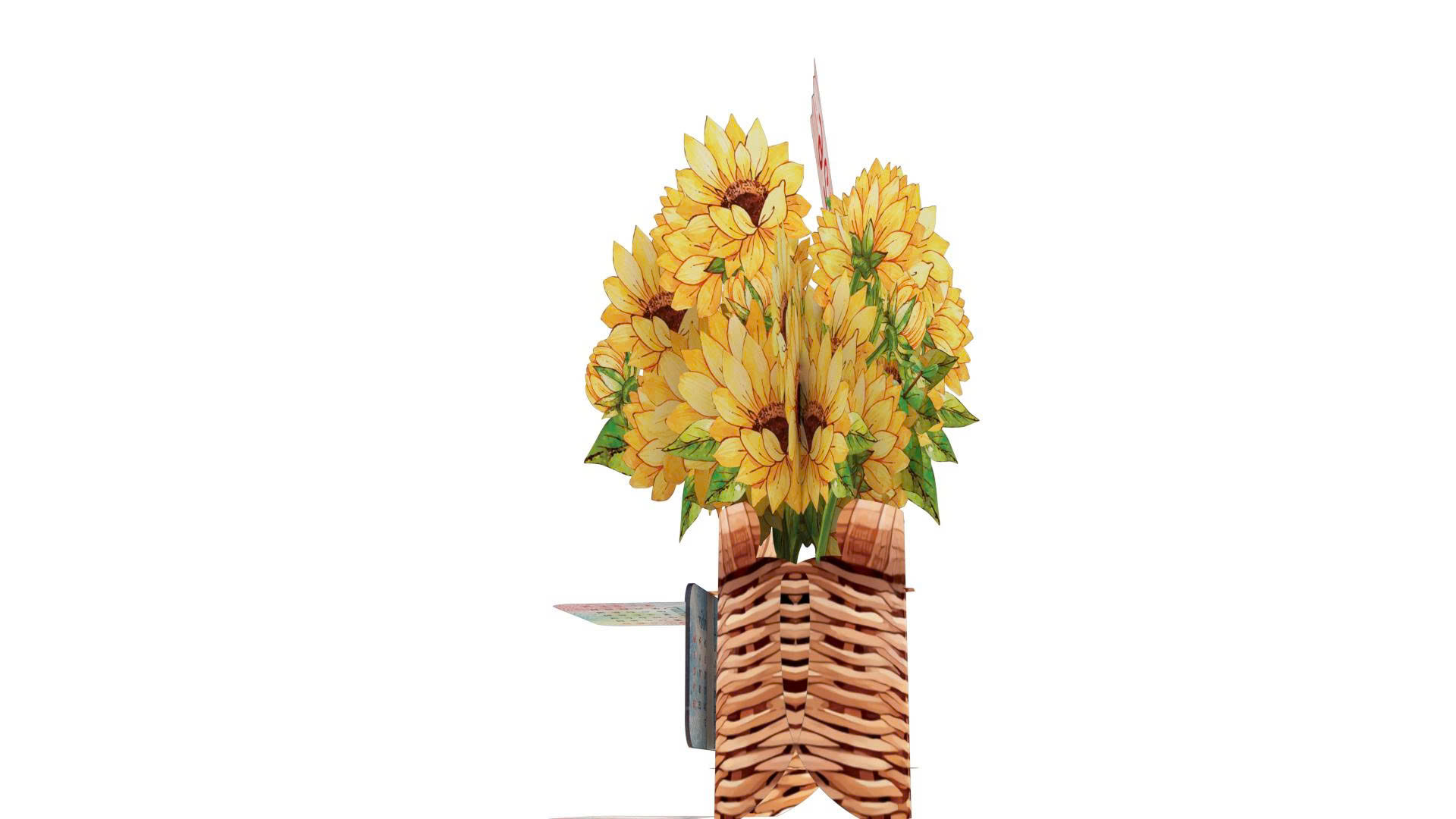 Lịch 3D hoa hướng dương 2026 để bàn trang trí - Lịch để bàn đẹp, quà tặng năm mới, decor văn phòng-7