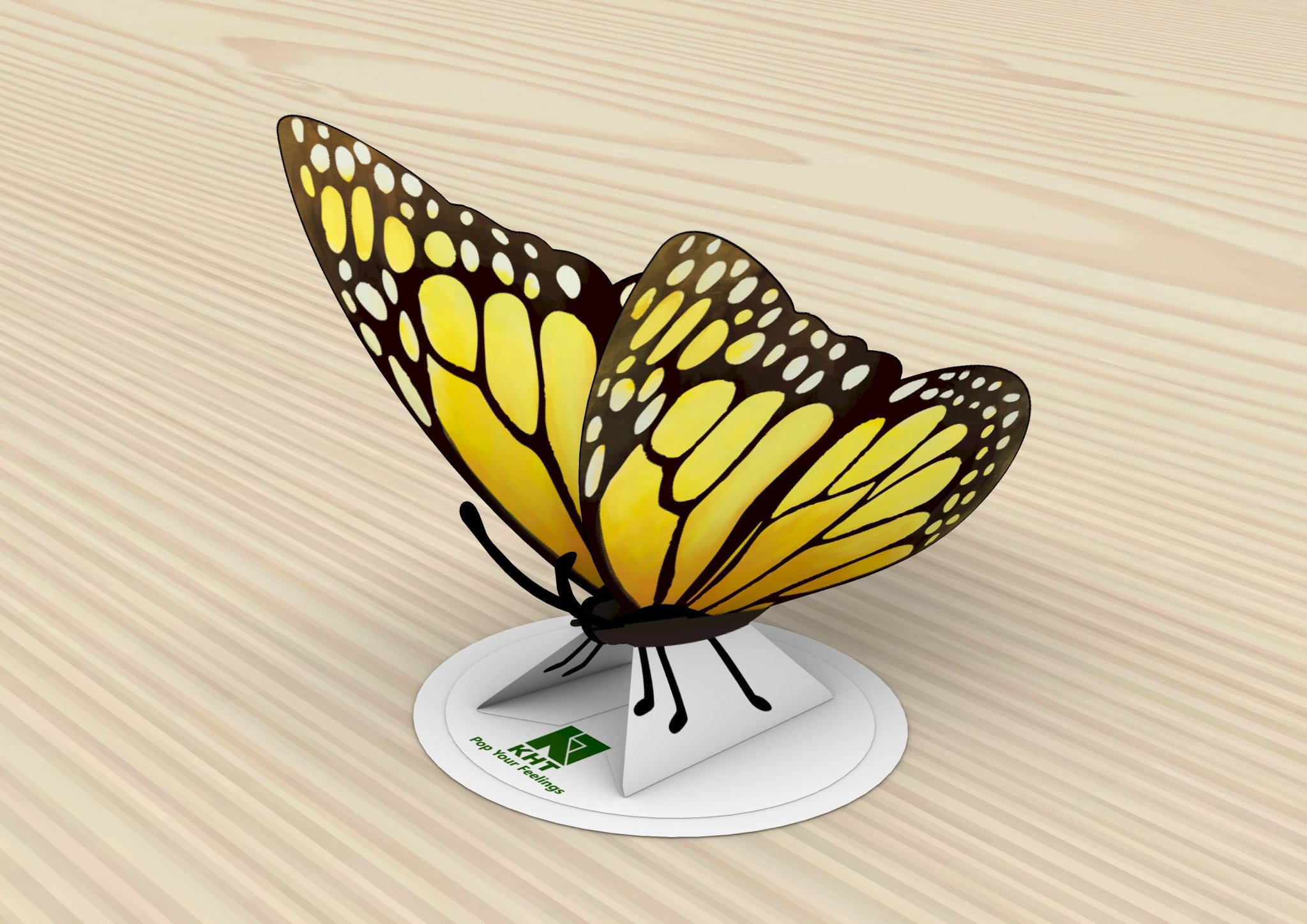 Thiệp 3D_Butterfly sticker-1