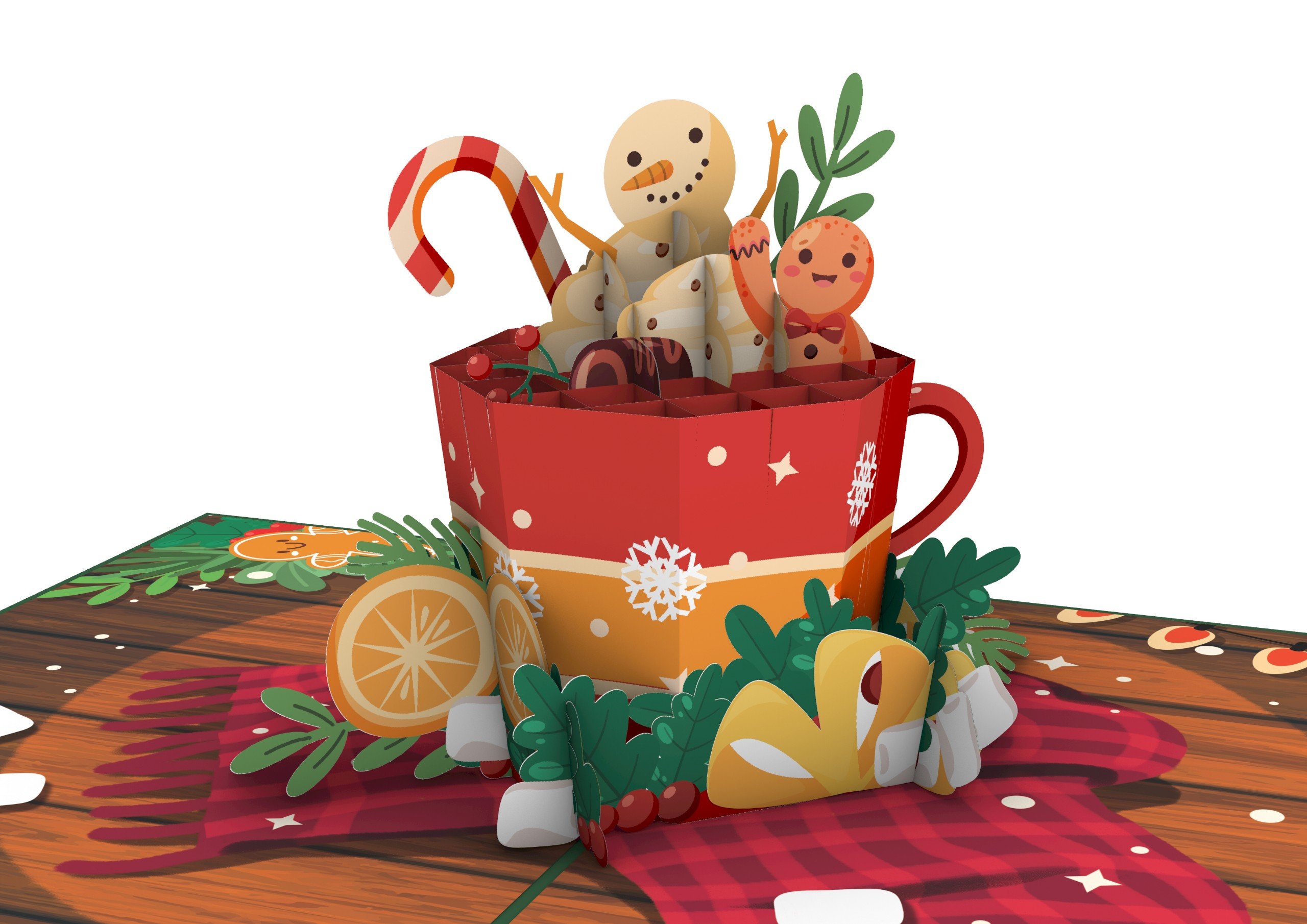 Thiệp 3D_Christmas Hot Chocolate-1