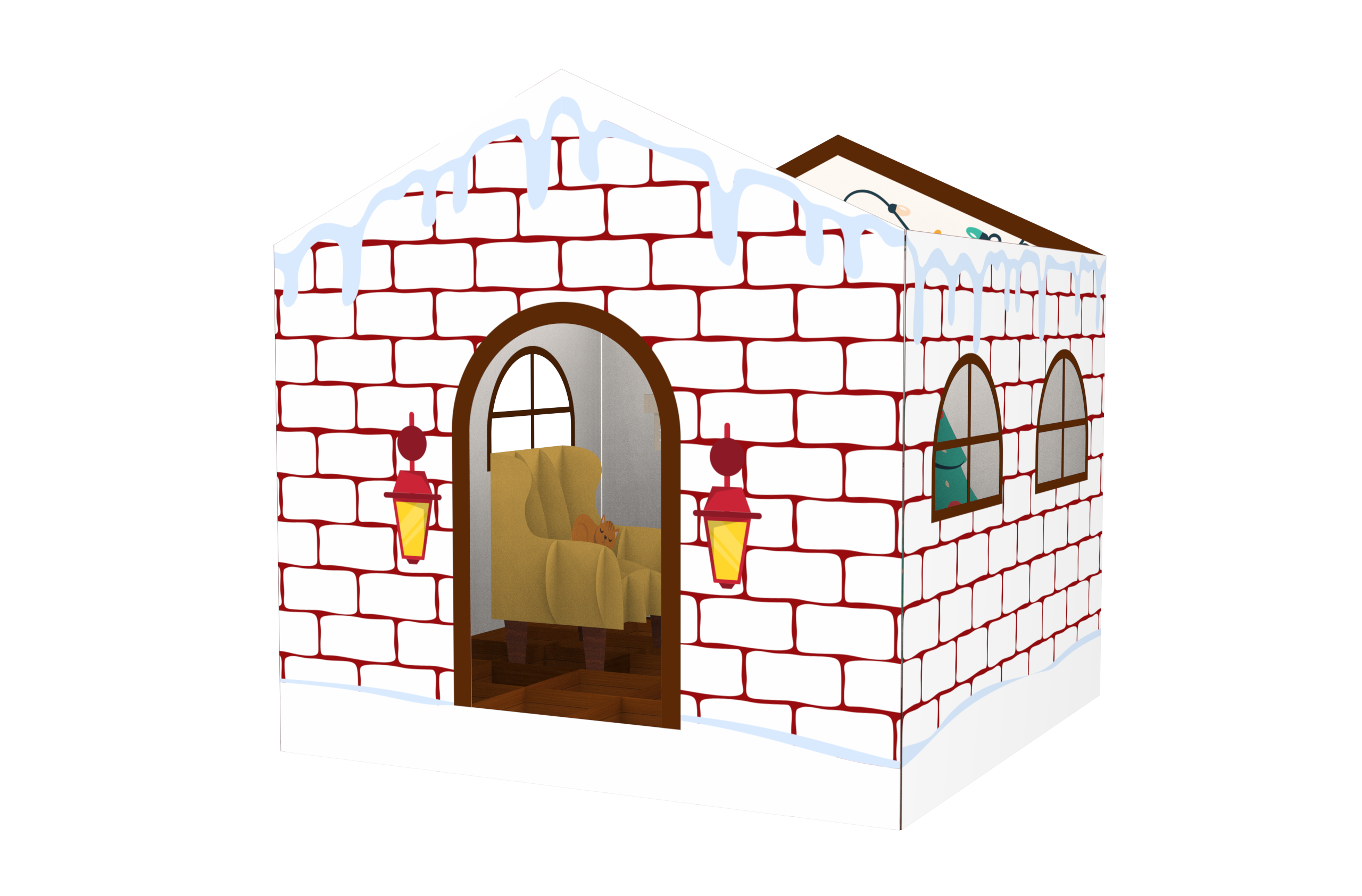 Thiệp 3D_D.I.Y Christmas Room-1