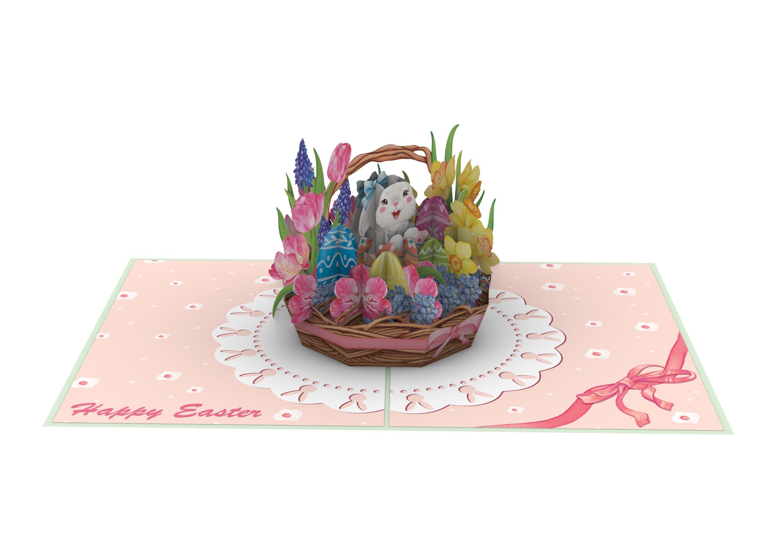 Thiệp 3D_Easter Egg Basket-1