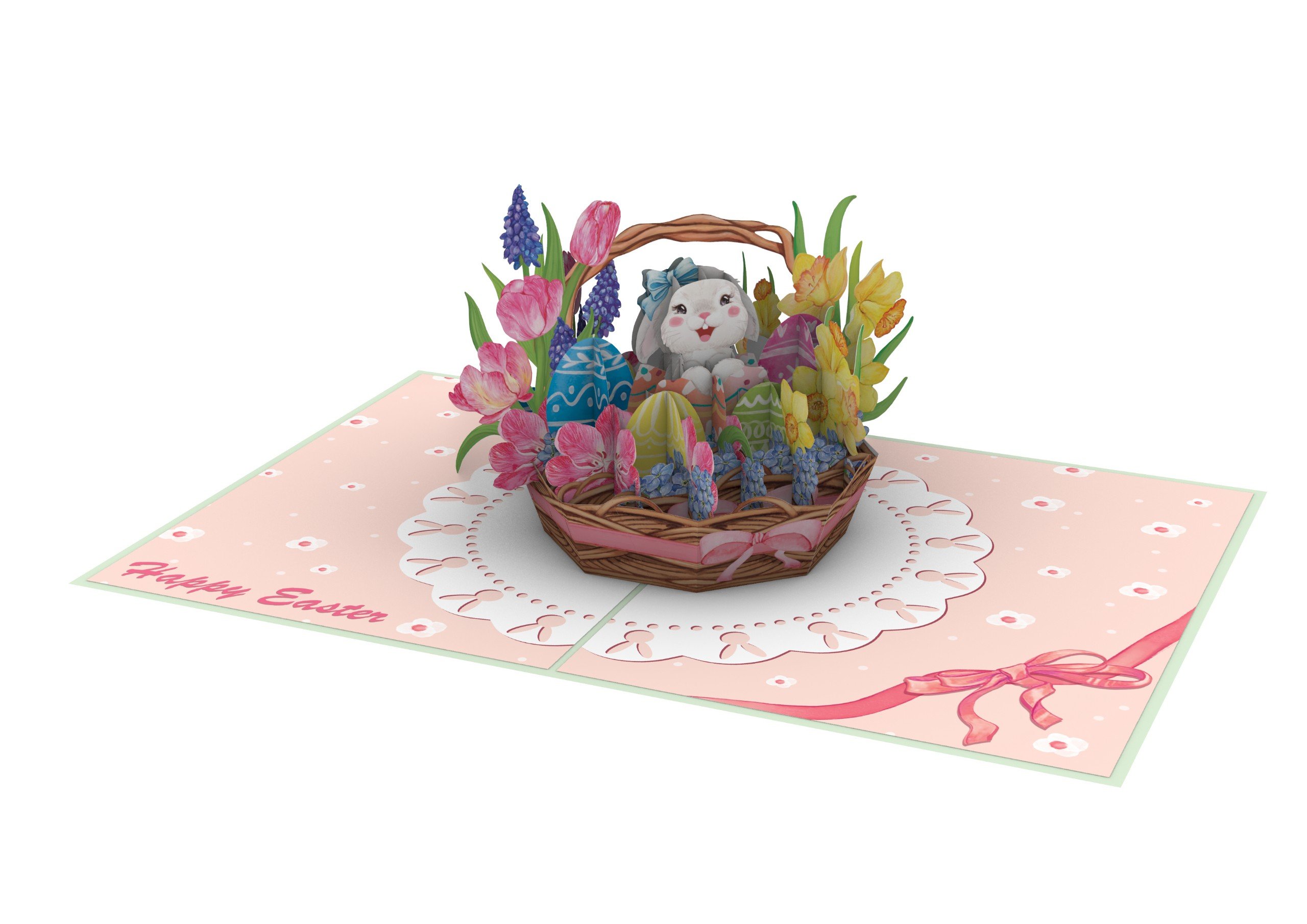 Thiệp 3D_Easter Egg Basket-3