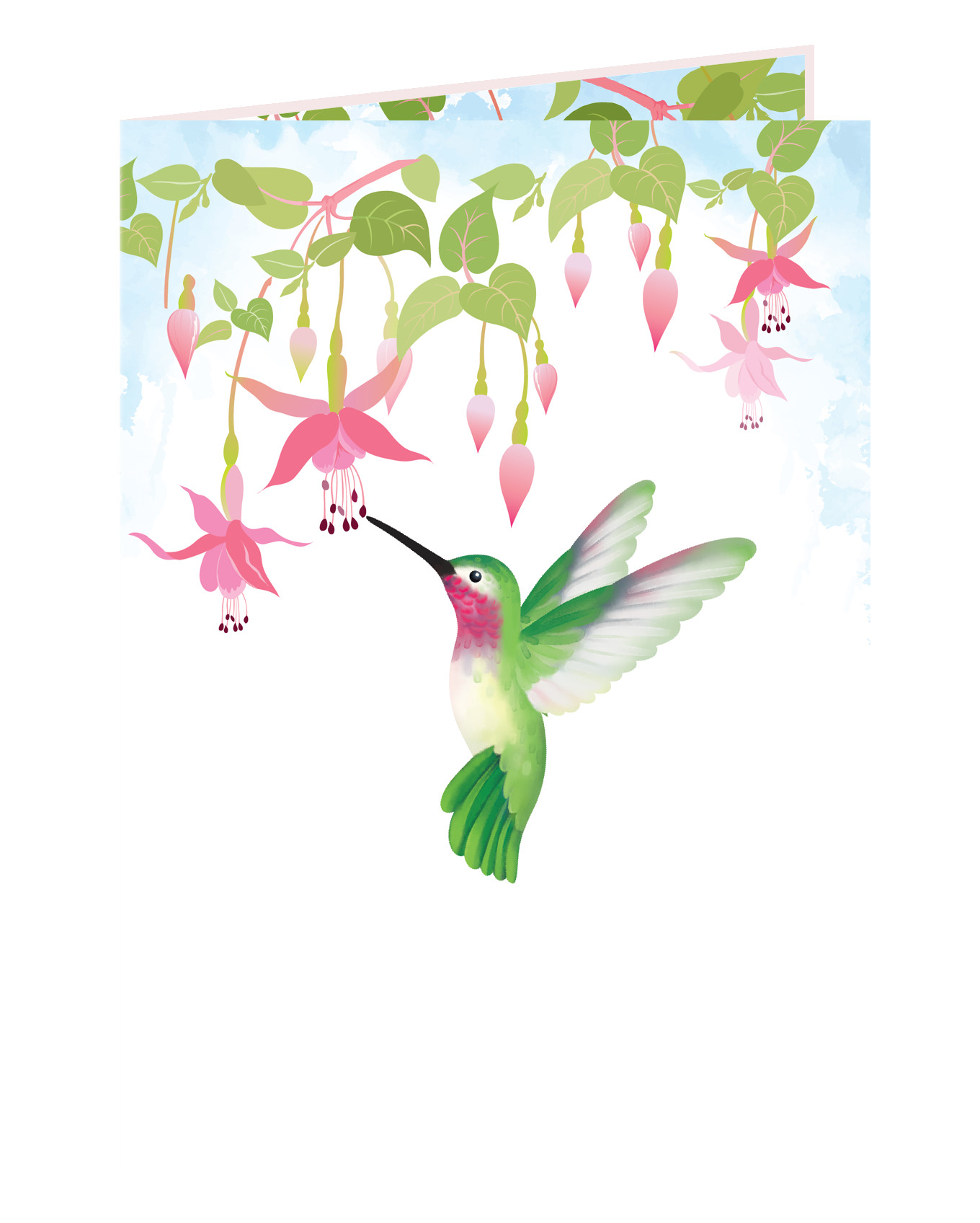 Thiệp 3D_Humming Bird-5