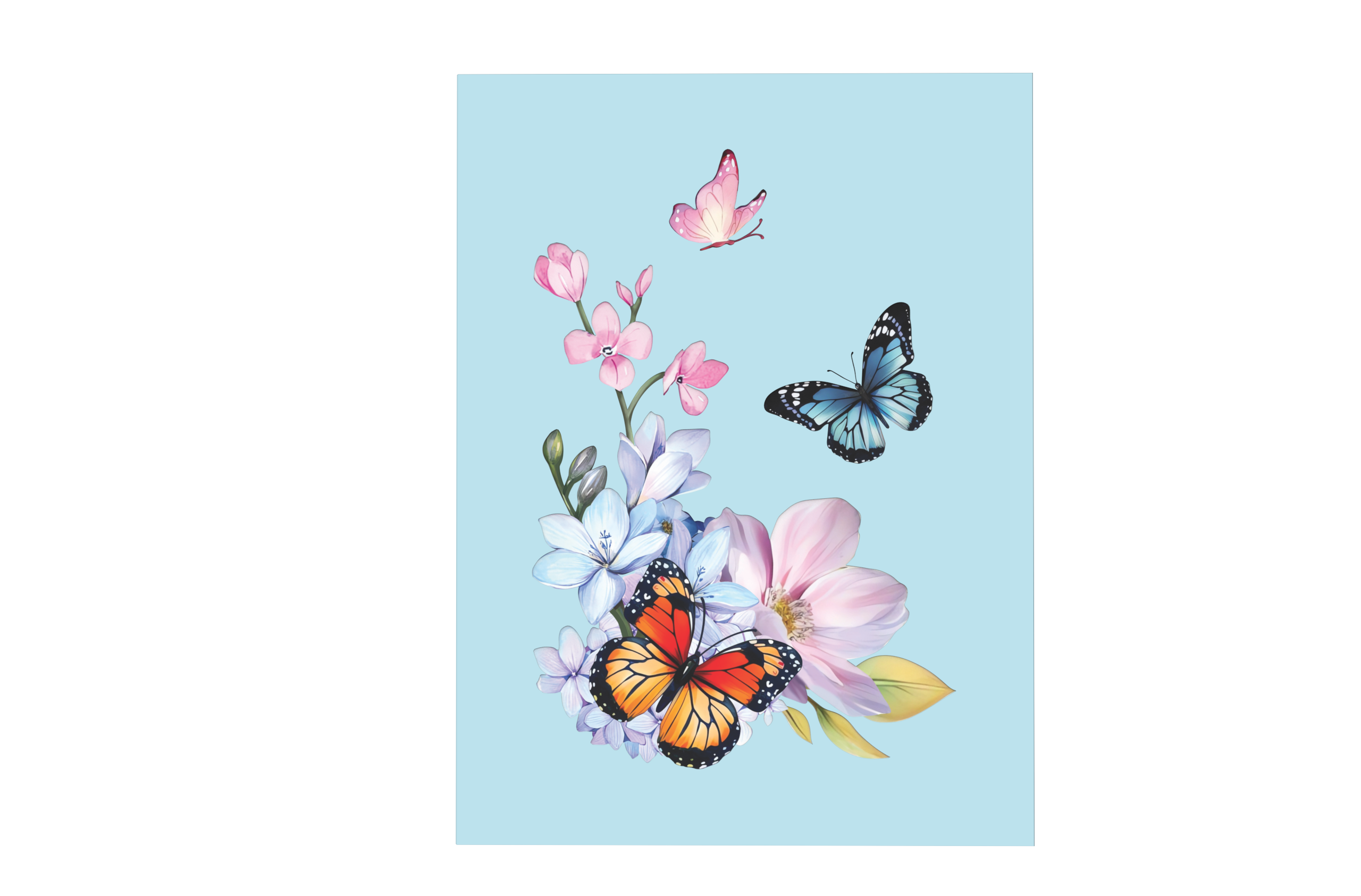 Thiệp 3D_New Butterflies Garden-3