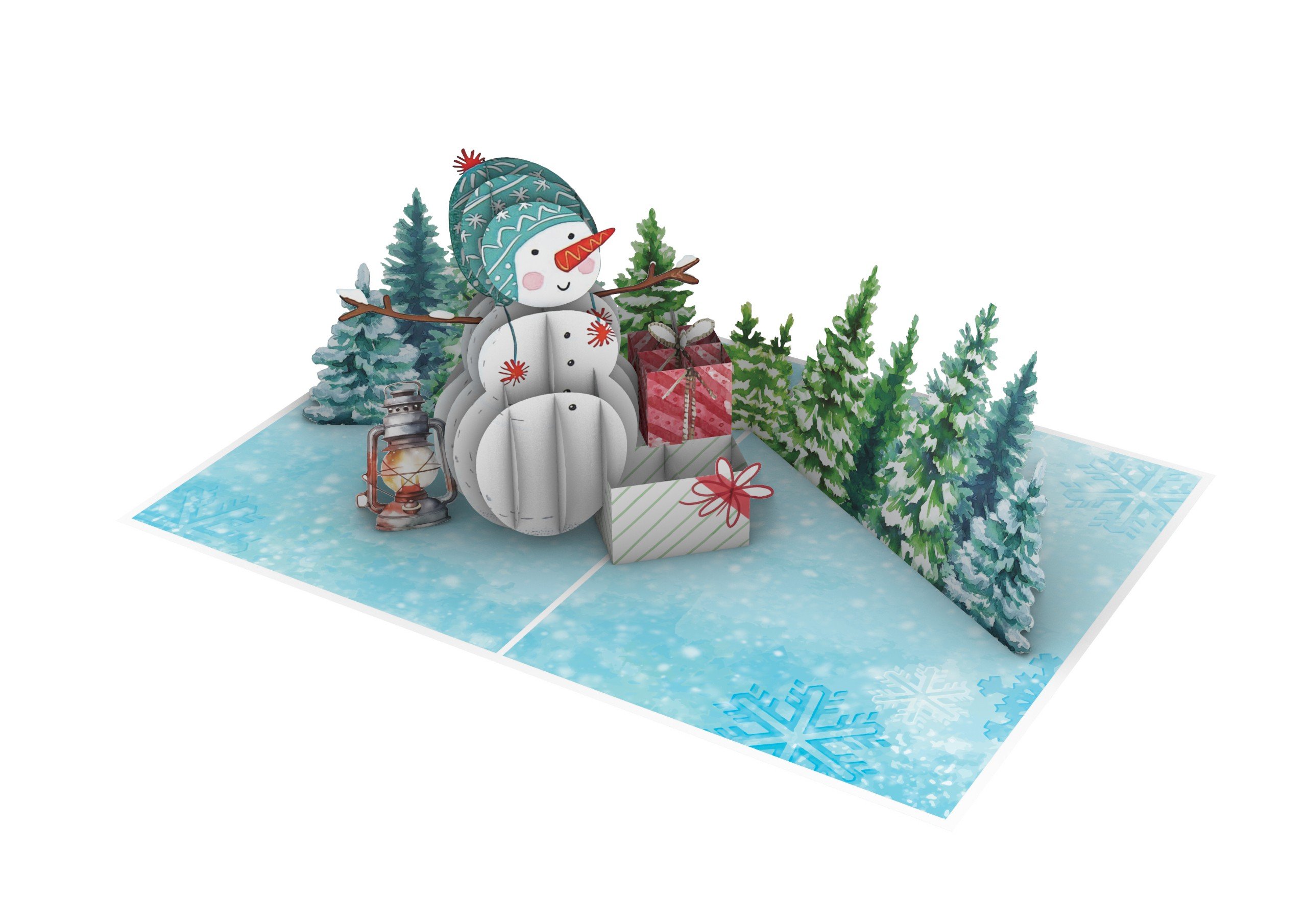 Thiệp 3D_Snowman-2