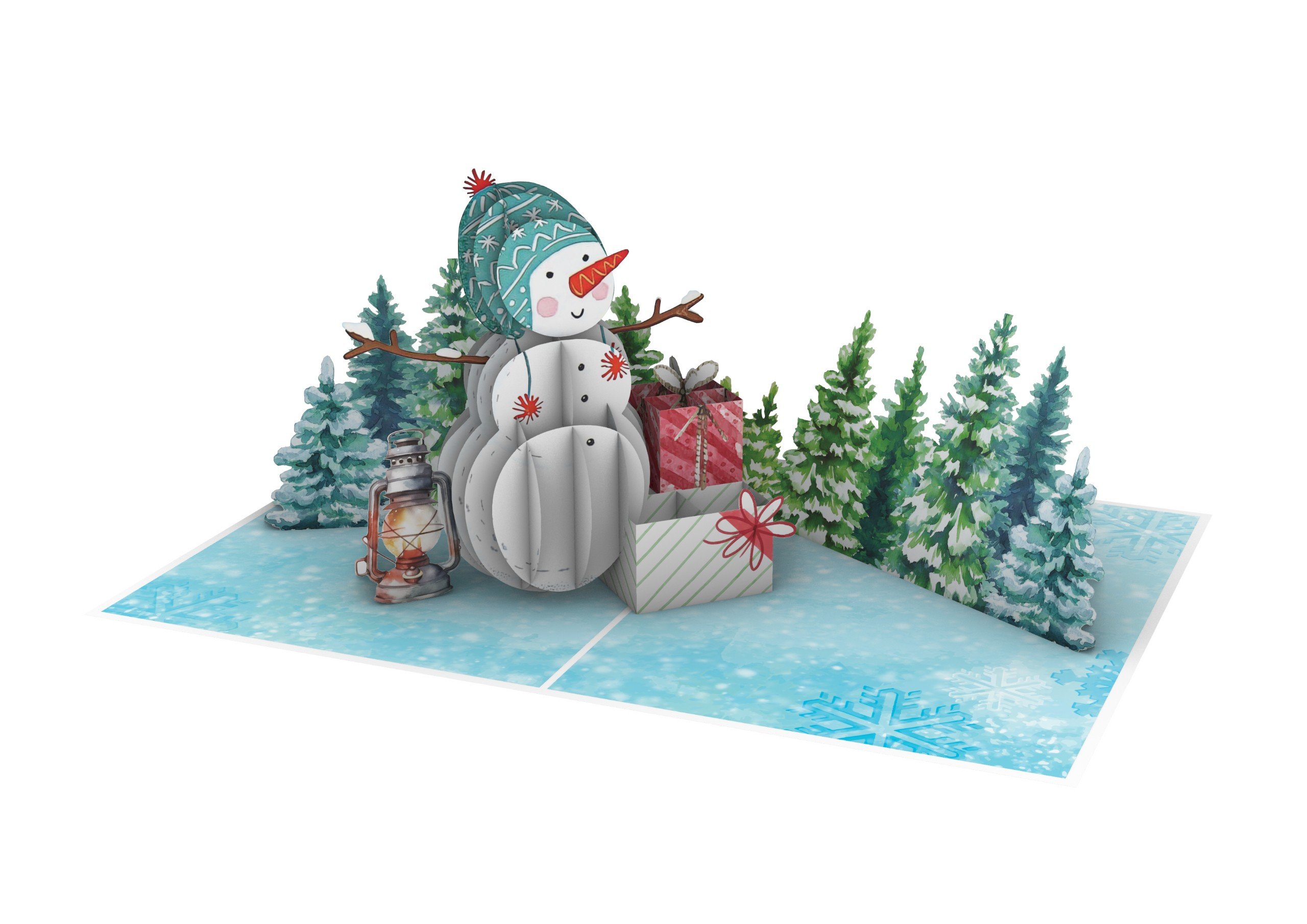 Thiệp 3D_Snowman-4