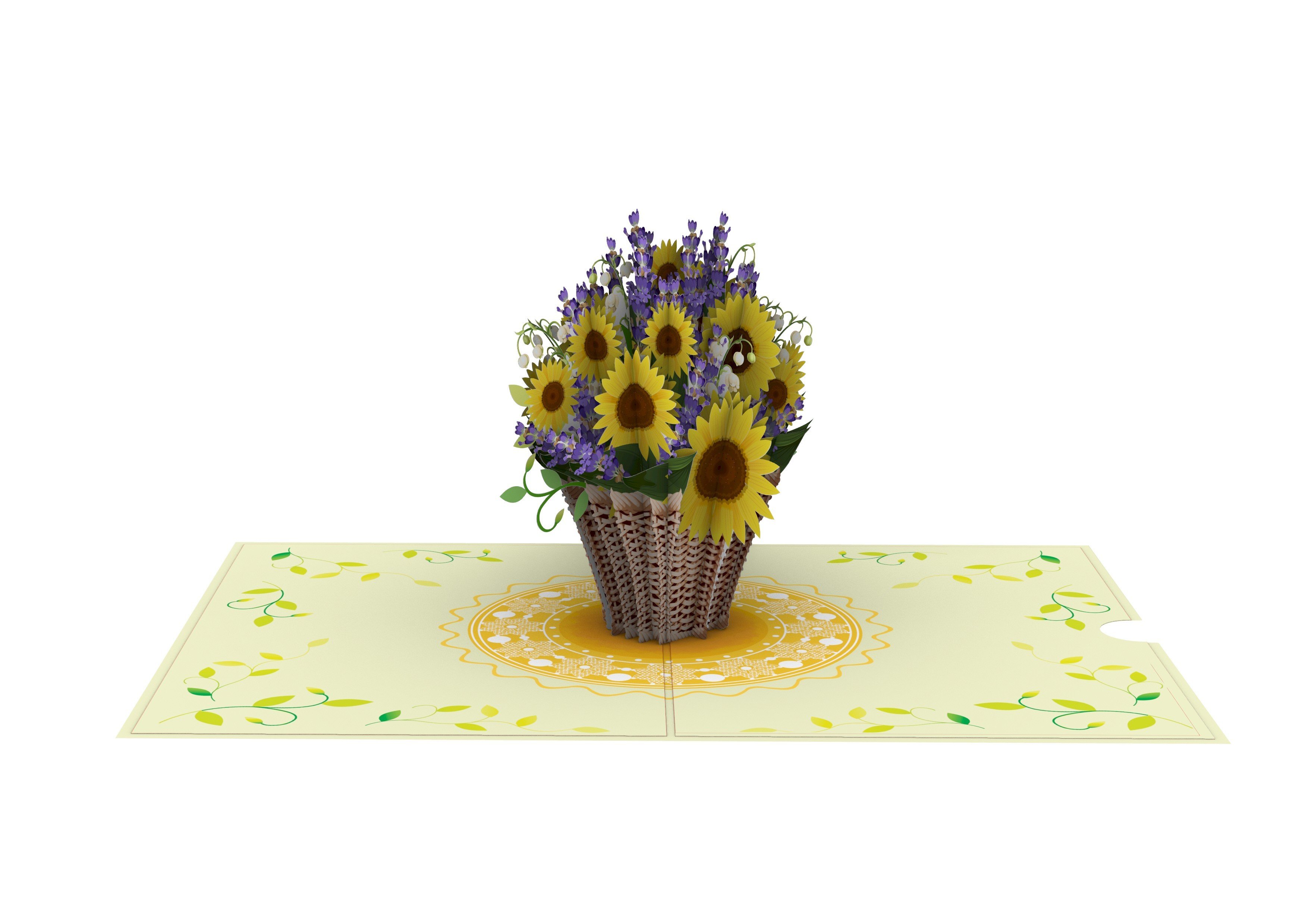 Thiệp 3D_Sunflower Bouquet-1