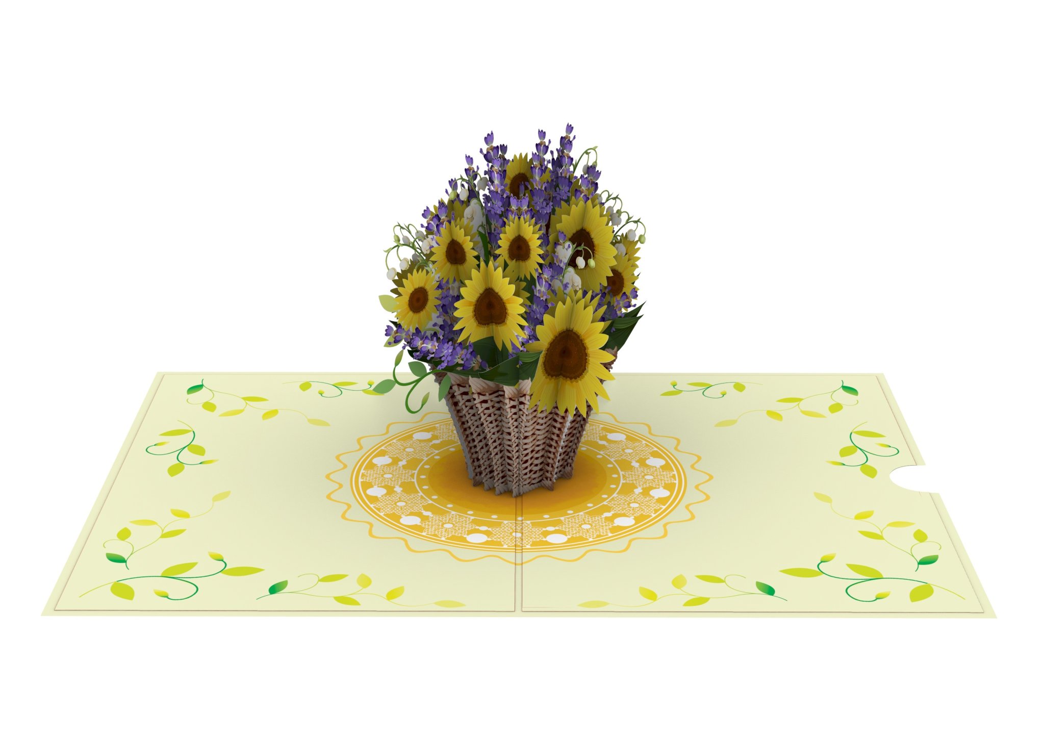 Thiệp 3D_Sunflower Bouquet-4