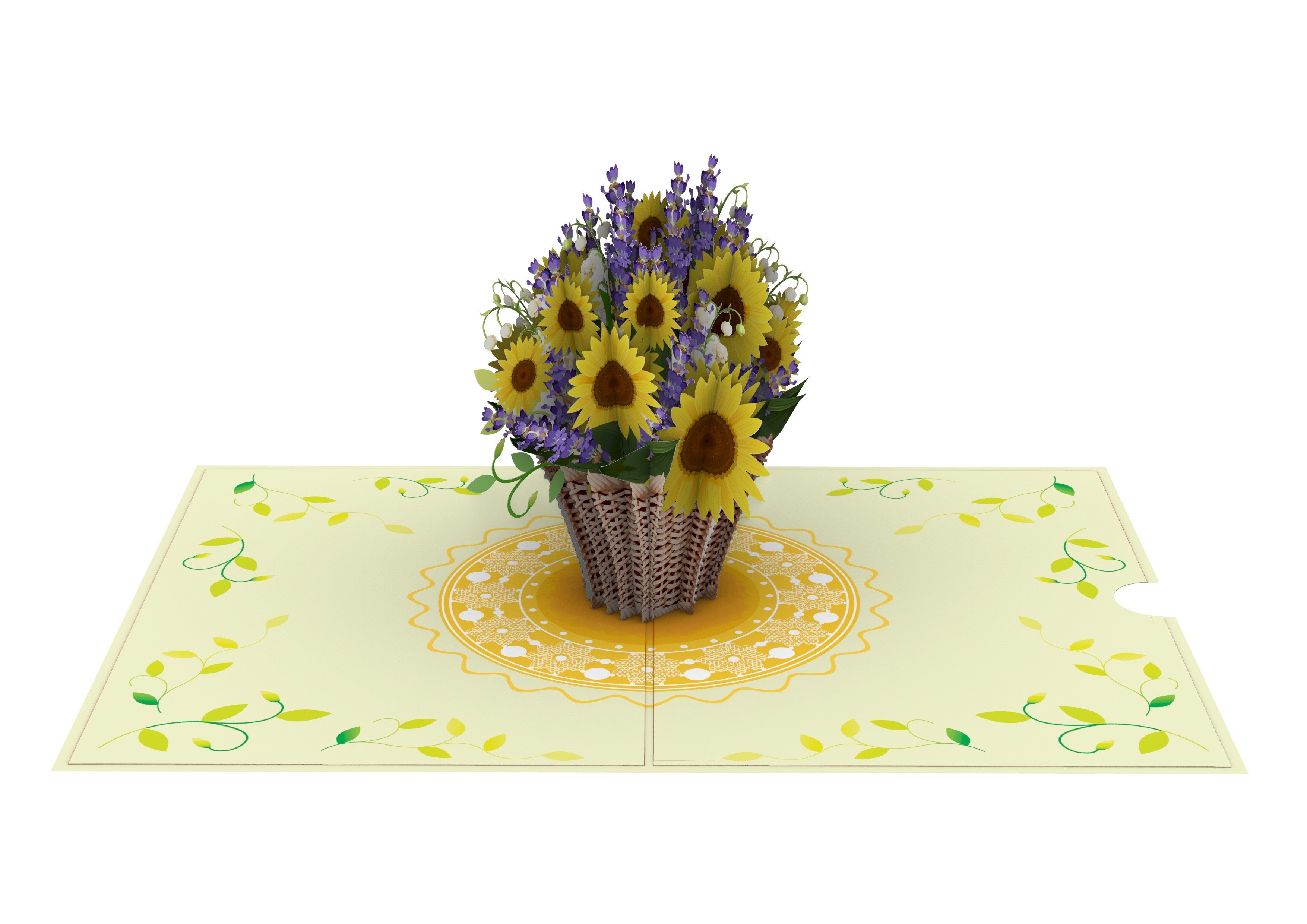 Thiệp 3D_Sunflower Bouquet-5