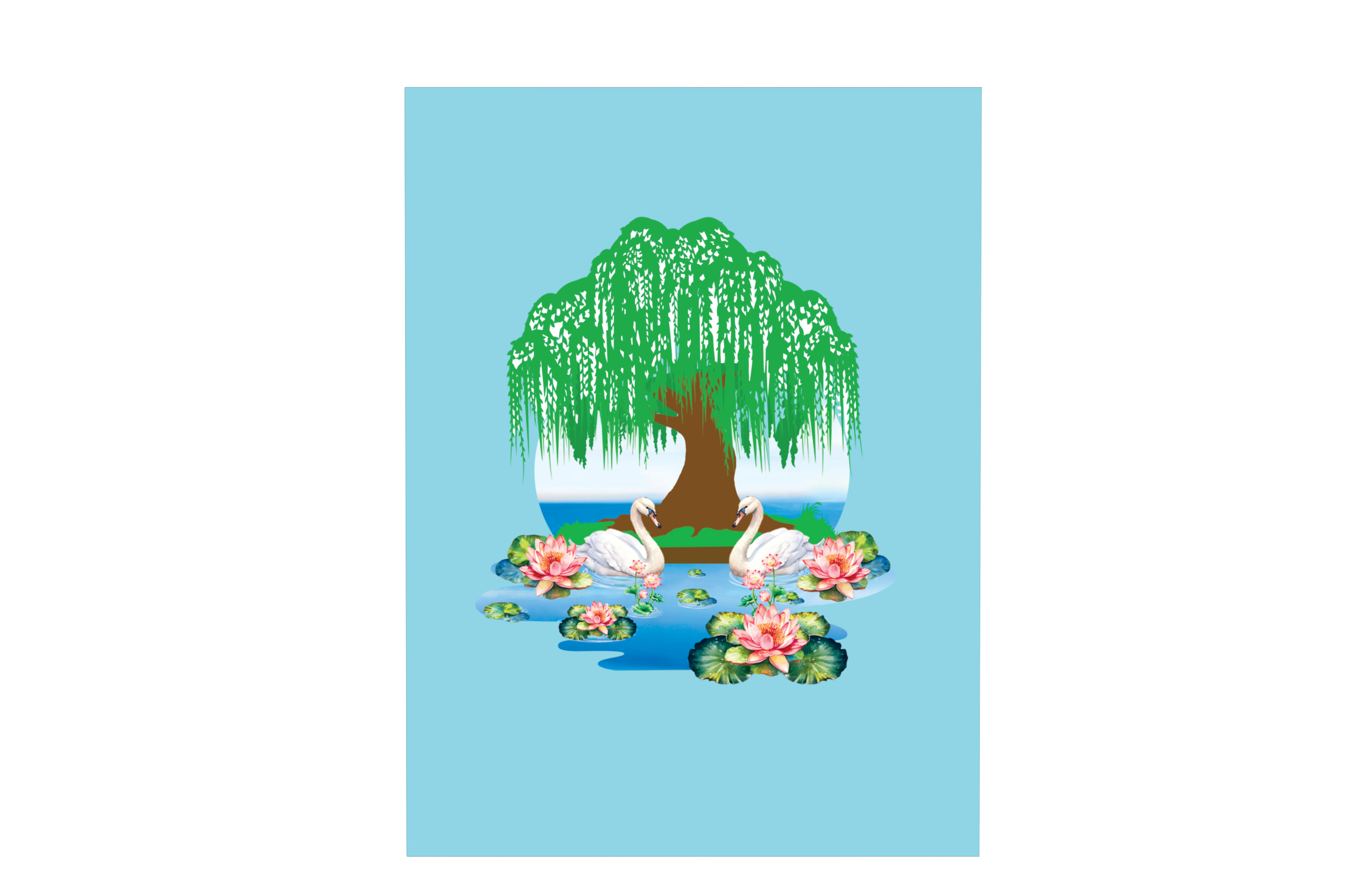 Thiệp 3D_Willow Tree-6